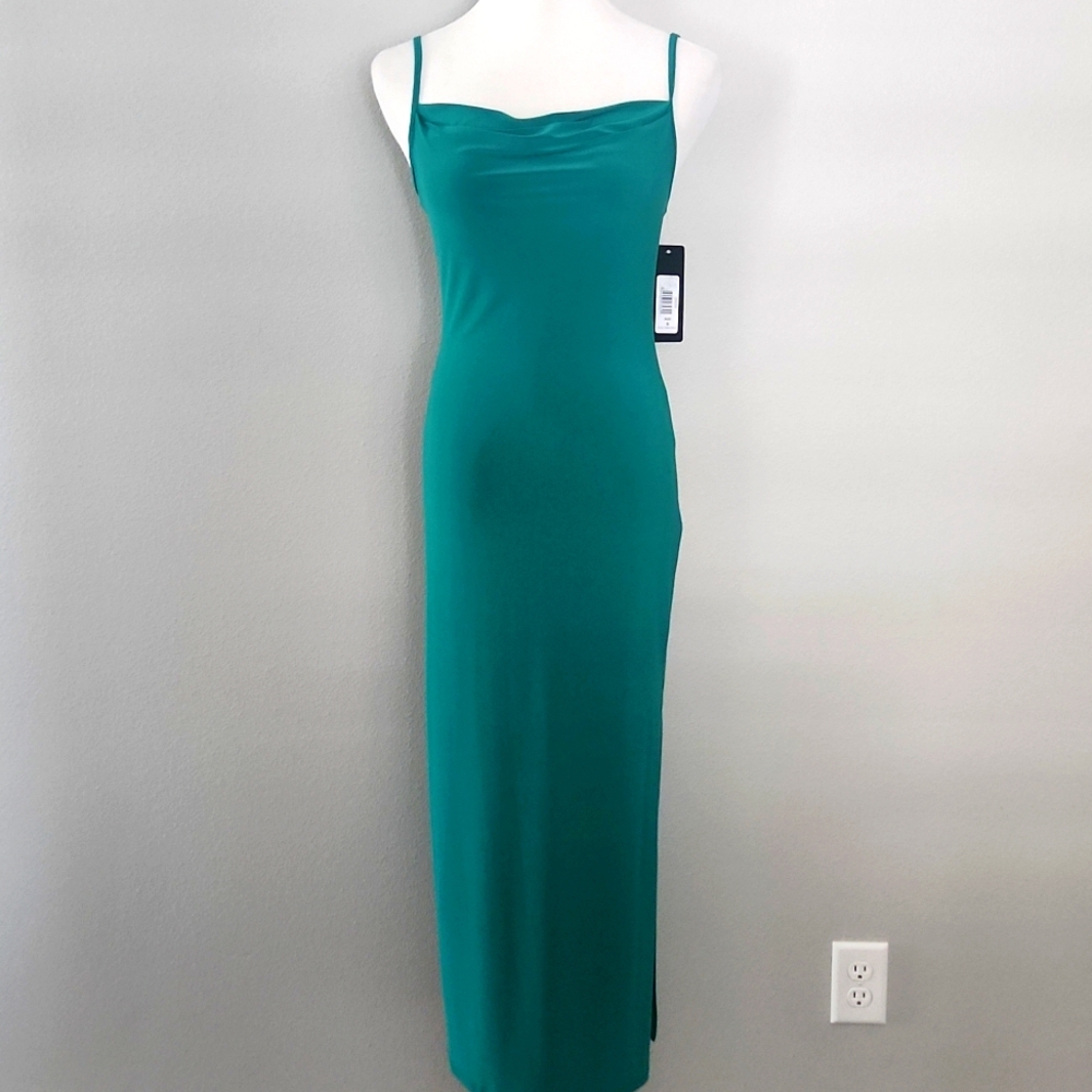 NWT bebe | $98 Bodycon Maxi Dress W/Side Slit - Picture 6 of 11